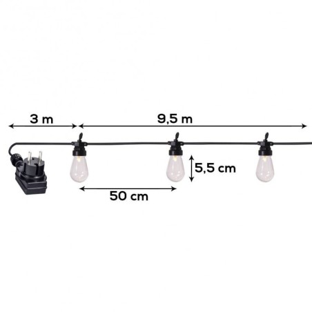 LED aiavalgusti 12,5 m 20 tk. | FreshDesign.ee