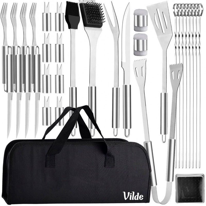 Terasest grilltarvete komplekt ümbrisega, 33 tk. | FreshDesign.ee