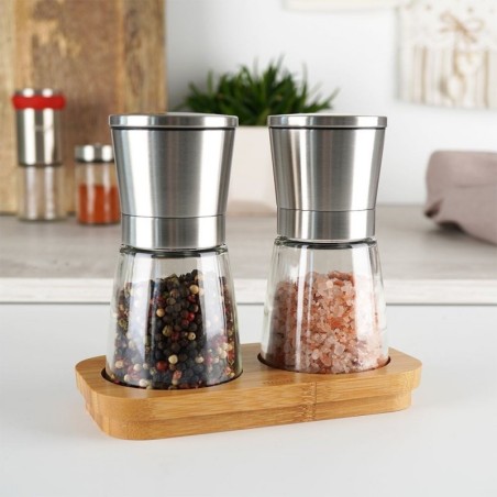 Pipra- ja soolaveski alusel 14,5 cm 3 osa