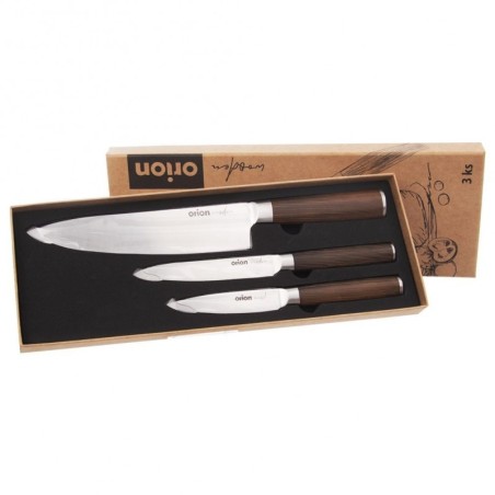 Kööginugade komplekt, teras, PUIT, 3 tk.