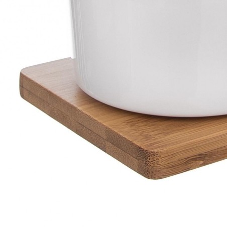 Suhkrukauss ja koorekann, valge portselan, aluses, WHITELINE, 2x 280 ml