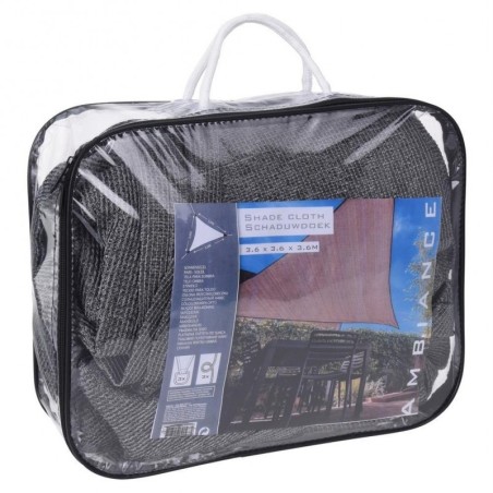 Päikesepuri 3,5 x 3,5 x 3,5 m hall kolmnurkne | FreshDesign.ee