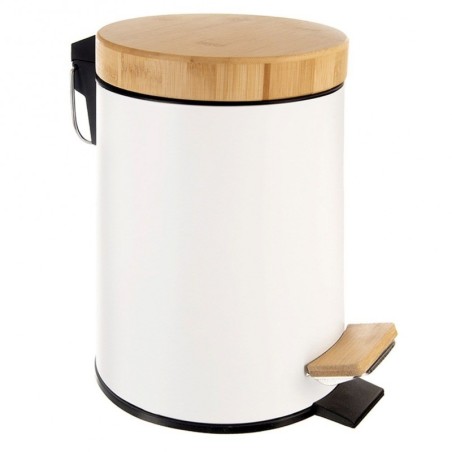 Metallist prügikast pedaaliga valge WHITEL... | FreshDesign.ee
