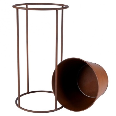 Lillepott metallist alusel 44 cm | FreshDesign.ee