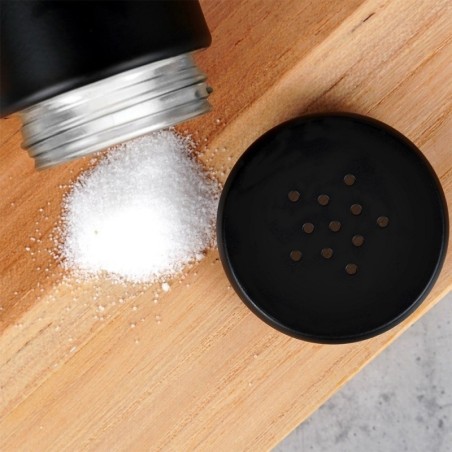 Soola-pipra loksutaja, must klaas, 2 tk. | FreshDesign.ee