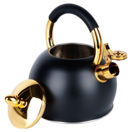 Veekeetja vilega, teras, must, kuldne, 3 l | FreshDesign.ee