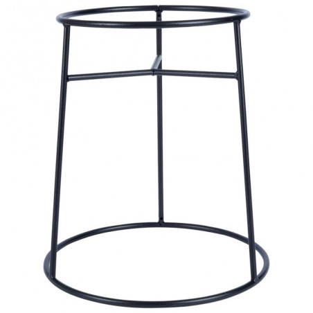 Metallist lillepotialus, must, kahepoolne,... | FreshDesign.ee