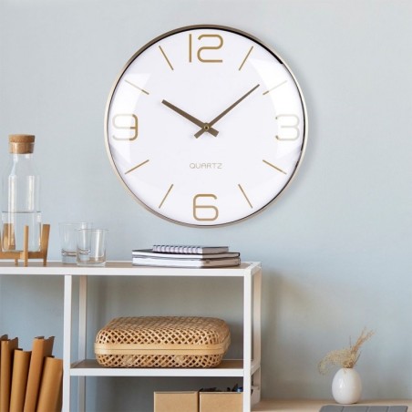 Seinakell kuldne valge 30 cm