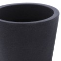 Plastikust aiapott, hall, ümmargune, 28x45 cm | FreshDesign.ee