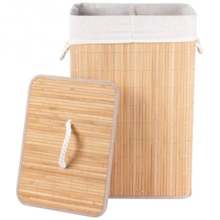 Bambusest pesukorv beež 70 l | FreshDesign.ee