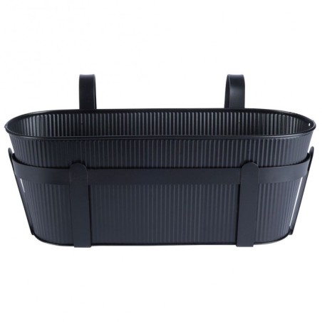 Rõdu lillepott metallist must 37,5 cm | FreshDesign.ee