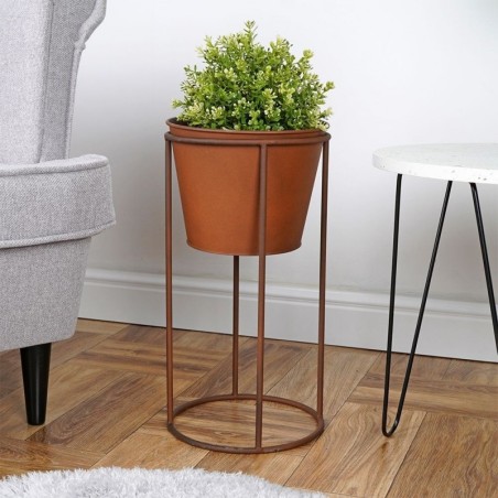 Lillepoti kate metallist alusel 41 cm