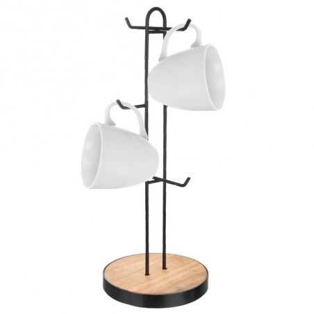 Tassi- ja kruusialus, metall, must, RADKA,... | FreshDesign.ee