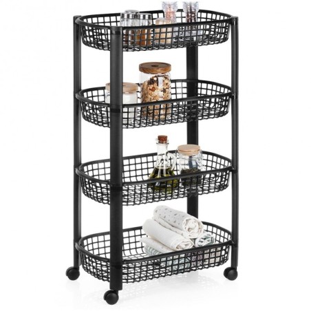 4-tasandiline ratastel riiul 46,5x26x79 cm | FreshDesign.ee