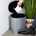 Pedaali prügikast plastik hall 11,5 l | FreshDesign.ee