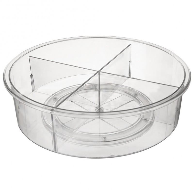 Pöörlev korraldaja konteiner, jagatud, 30 cm | FreshDesign.ee