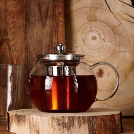 Kuumuskindlast klaasist teekann koos infusiooniga 800 ml