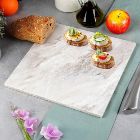 Marmorist lõike- ja serveerimislaud 30x30 cm