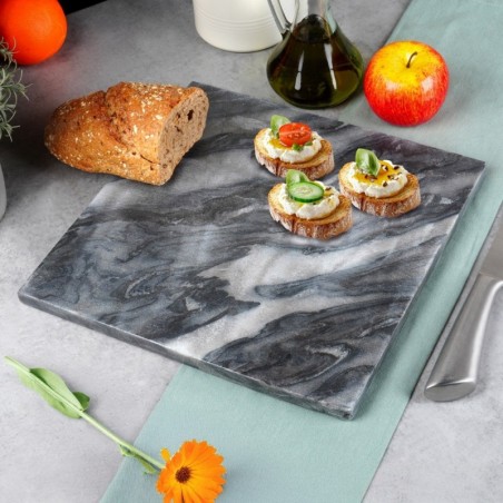 Marmorist lõike- ja serveerimislaud 30x30 cm