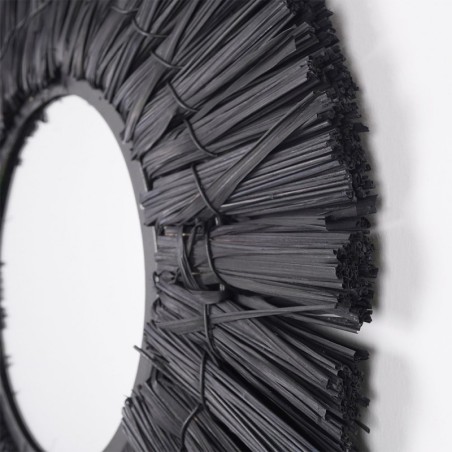 Seinapeegel must ümmargune 42 cm | FreshDesign.ee