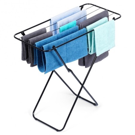 Mustast metallist kokkupandav pesukuivati ... | FreshDesign.ee