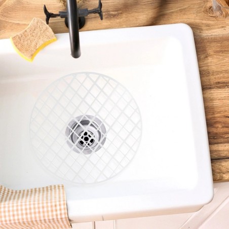 Ümmargune valamumatt, valge, 32,5 cm