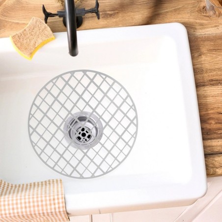 Ümmargune valamumatt, hall, 32,5 cm