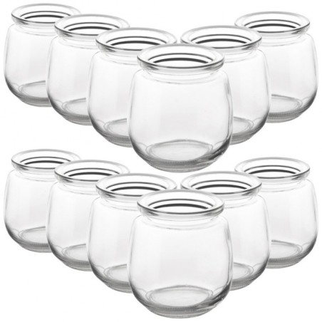 Jogurti ja magustoitude purk 300 ml 12 tk. | FreshDesign.ee