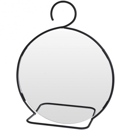 Seinapeegel must ümmargune 26 cm | FreshDesign.ee