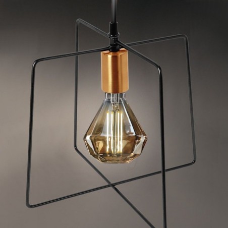Ripplamp metallist must kuld | FreshDesign.ee