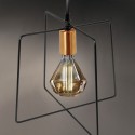 Ripplamp metallist must kuld | FreshDesign.ee