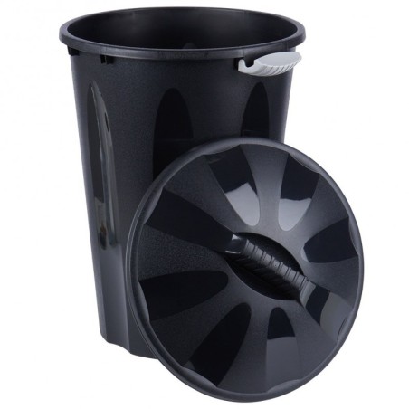 Plastikust prügikast must 40 l | FreshDesign.ee