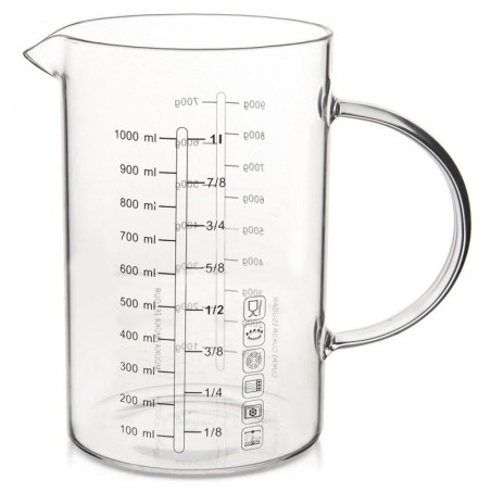 Klaasist köögi mõõtetops 1 l | FreshDesign.ee