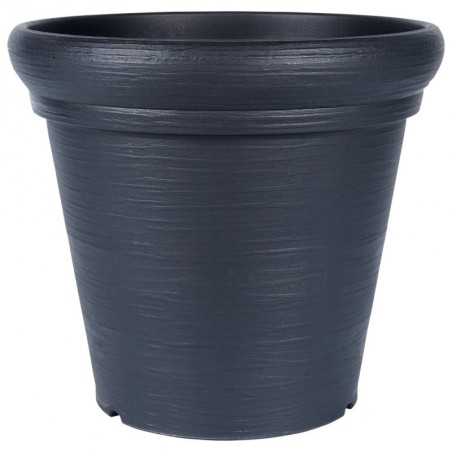 Plastikust aiapott must ümmargune 38x34 cm | FreshDesign.ee