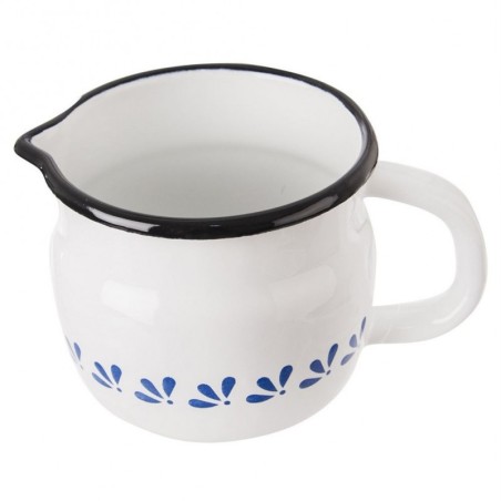 Emaileeritud kruus valge MODROBILA 800 ml