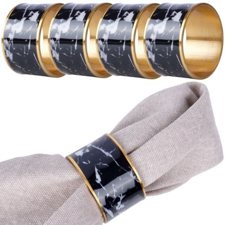 Metallist salvrätikurõngad 4,5 cm 4 tk. | FreshDesign.ee