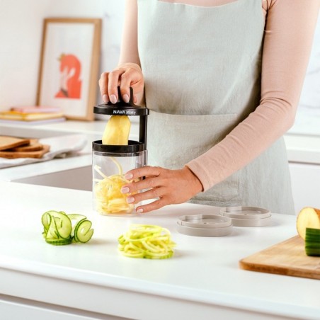 Köögivilja- ja puuviljalõikur spiraalse mahutiga 3in1 MISTY 20 cm