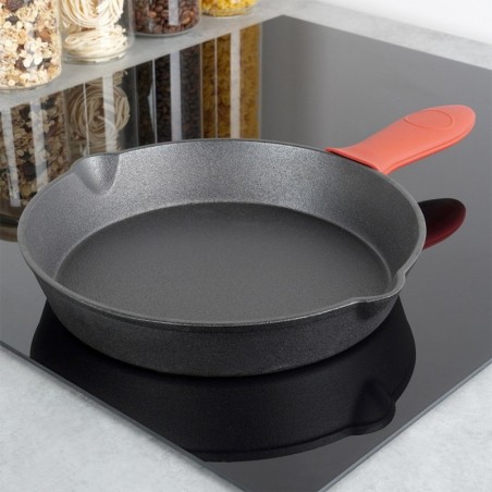 Silikoonkattega malmist praepann CAST LINE 25 cm