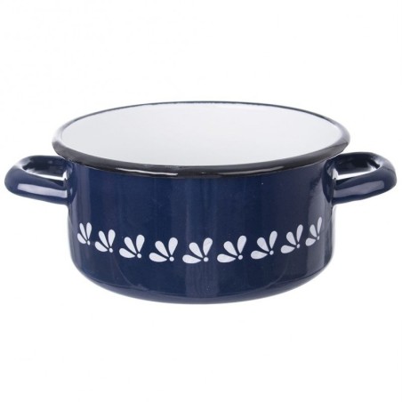 Sinine emailitud pott MODROBILA 16 cm, 1,5 l | FreshDesign.ee
