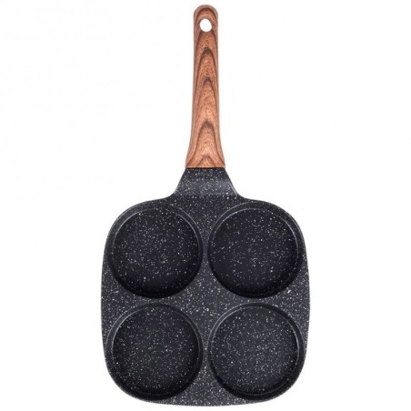Graniidist munapann 4 auguga BLACK&WOOD 19x19 cm | FreshDesign.ee