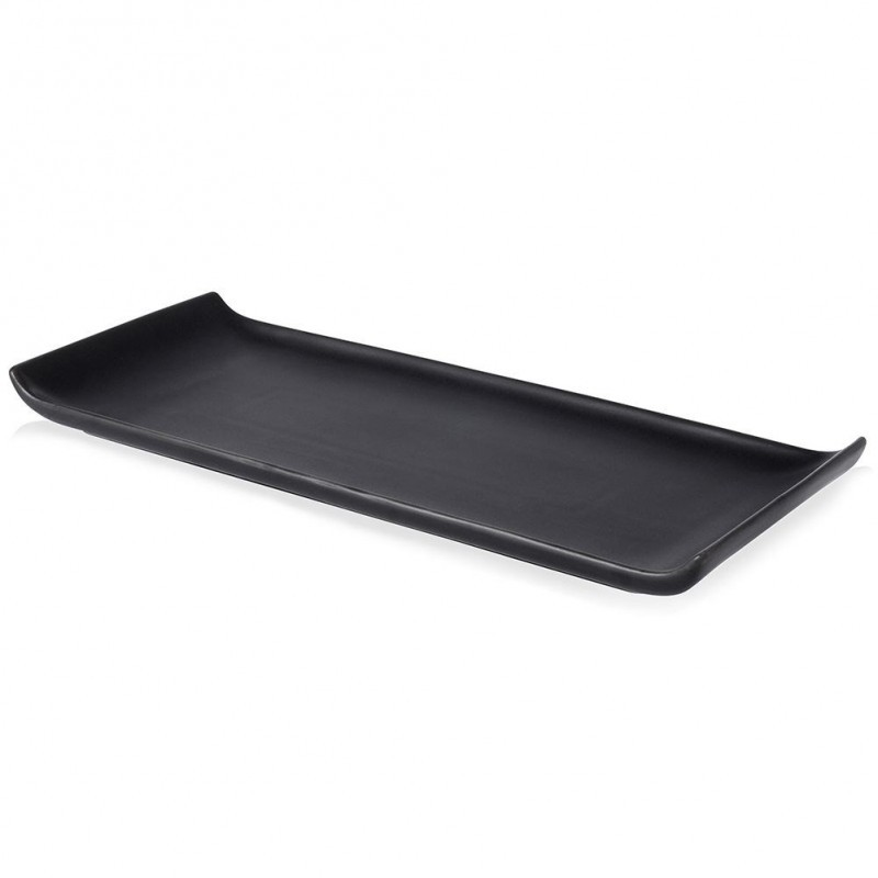 Keraamiline suupistetaldrik must 34,5x13,5 cm | FreshDesign.ee