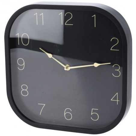 Mustkuldne seinakell 30 cm | FreshDesign.ee