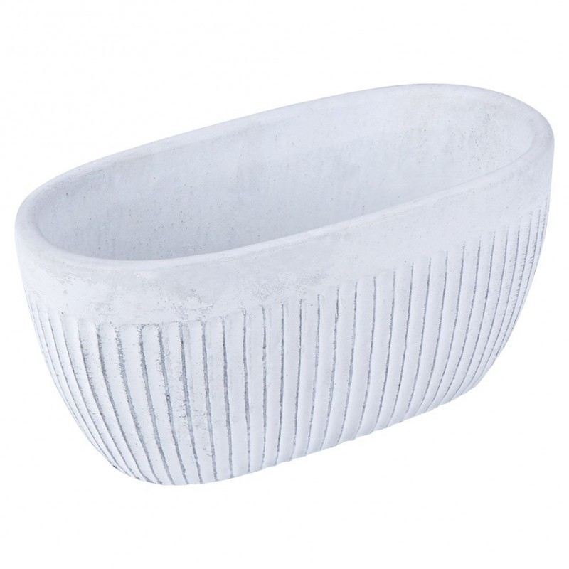 Keraamiline lillepott valge 26x13 cm | FreshDesign.ee