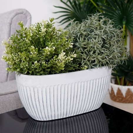 Keraamiline lillepott valge 26x13 cm | FreshDesign.ee