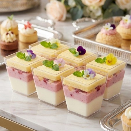 Magustoidu tassid, suupisted 180 ml 6 tk.