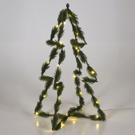 Kunstlik jõulukuusk, helendav, roheline, 30 LED, 40 cm