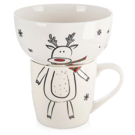 Laste portselanist kruus kausiga, 2 osaline | FreshDesign.ee