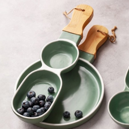 TERRESTRIAL portselanist suupistetaldrik 39x10 cm