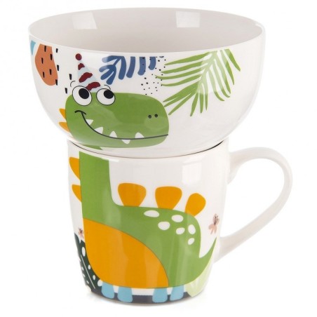 Laste kruus kausiga, portselanist dinosaur... | FreshDesign.ee
