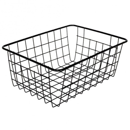 Puuviljakorv metallist must